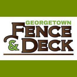 Georgetown Fence & Deck logo with green background and white text.