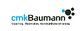 Logo von cmkBaumann mit Text: Coaching, Moderation, Kommunikationstraining.