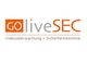 Logo von GoliveSEC, Videoüberwachung und Sicherheitstechnik, in Orange und Grau.