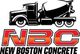 Concrete truck logo with "NBC New Boston Concrete" in red and black text.