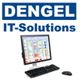 Logo mit Schriftzug "DENGEL IT-Solutions" und Bild eines Computers mit Tastatur und Maus.
