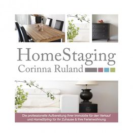 Haus und Inneneinrichtung mit dem Text "HomeStaging Corinna Ruland".
