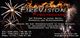Text "FireVision Pyrotechnik" mit Feuerwerkseffekten im Hintergrund. Kontaktinfos unten.