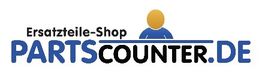 Logo von Ersatzteile-Shop PARTSCOUNTER.DE mit blauer und schwarzer Schrift, gelbes Icon oben.