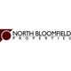 Logo of North Bloomfield Properties with a maroon circle and triangle design on the left.