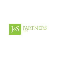 Logo of J&S Partners Inc. in green text with a green square background behind "J&S".