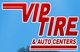 Red "VIP Tire & Auto Centers" logo on a blue background.