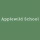 Green background with "Applewild School" written in white text.