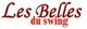 Logo mit roter Schrift: "Les Belles du Swing".