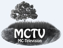 Logo mit Baum, Gras und Text „MCTV MC-Television“ auf dunkelgrauem Hintergrund.