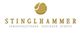 Logo von Stinglhammer mit goldener Kugel, Text: Veranstaltungen, Tagungen, Events.