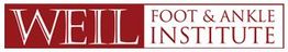 Logo: "Weil Foot & Ankle Institute" in red and white lettering.
