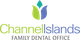 Channel Islands Family Dental Office logo with blue and green leaf design above text.