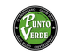 Logotipo redondo con texto "Punto Verde, 10 Aniversario Grow Shop" y fondo verde.