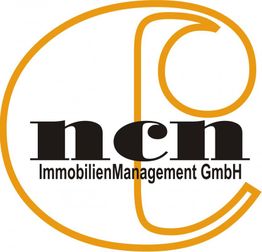 Logo von ncn ImmobilienManagement GmbH mit orangefarbenem Kreis und Schriftzug.