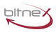 "Logo mit dem Wort 'bitneX' und einem roten Pfeil, der einen Bogen bildet."