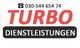 Grafik mit rotem "TURBO" und "DIENSTLEISTUNGEN". Telefonnummer: 030-544 654 74.