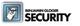 Logo mit Schloss-Symbol und Text "Benjamin Gloger Security".