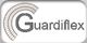 Logo von Guardiflex mit stilisiertem G und geschwungener, segmentierter Linie.