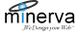 Logo von Minerva mit Slogan "We Design your Web".