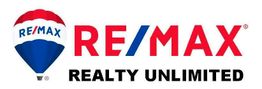 RE/MAX logo with a hot air balloon and "Realty Unlimited" text below.