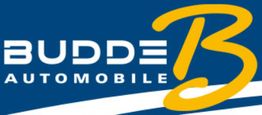 Logo von "Budde Automobile" mit blauem Hintergrund und gelbem "B".