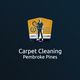 Logo for Carpet Cleaning Pembroke Pines, featuring a silhouette of a person holding cleaning tools.