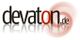 Logo mit dem Text "devaton.de" in Schwarz und Rot, umgeben von einem roten Kreis.