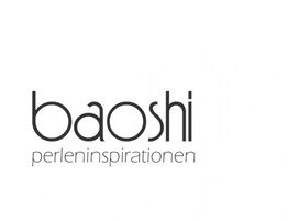 Logo mit Schriftzug "baoshi perleninspirationen" auf weißem Hintergrund.
