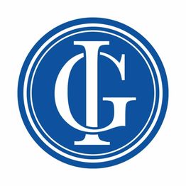 Blue circular logo with white overlapping "C" and "G" letters.
