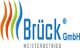 Logo der Brück GmbH mit bunten Linien links und dem Text "MEISTERBETRIEB" darunter.