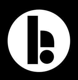 Schwarzes Symbol auf weißem Kreis, vertikaler Balken mit gebogener Form und Kreis darunter.