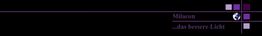 Logo mit lila Linien und quadratischem Muster, Text: "Milacon ...das bessere Licht".