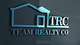 Logo of Team Realty Co. with a house outline and the letters "TRC" in blue.