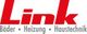 Rotes Logo mit Text: Link. Darunter: Bäder, Heizung, Haustechnik.