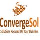 Logo of ConvergeSol with the slogan "Solutions Focused On Your Business" and a digital globe.