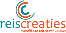 Logo met oranje "F" en turkoois "C" in een cirkelvormig ontwerp.