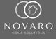 Logo reads "Novaro Home Solutions" with a simple house design inside two overlapping circles.