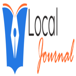 Logo with a blue pen tip and the text "Local Journal" in black and orange.