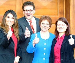 Das Team von Frank Finanz