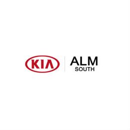 Kia logo next to "ALM South" in black text on a white background.