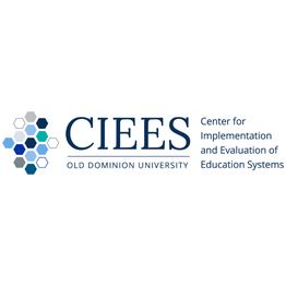 Logo of CIEES, Old Dominion University, with geometric hexagon pattern and text on the right.