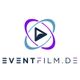 Logo von eventfilm.de mit Play-Icon und Kreisen in Blau und Lila.