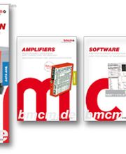 Produktübersichten von bmcm: Data Acquisition, Amplifiers, Software, PC Systems und Presentation