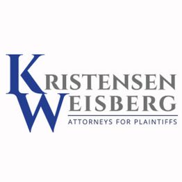Logo for Kristensen Weisberg, Attorneys for Plaintiffs, with blue initials "K" and "W".