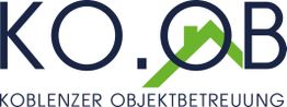 Logo der Koblenzer Objektbetreuung: "KO.OB" mit grünem Dachsymbol.