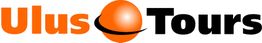 Logo mit "Ulus Tours", oranges Symbol zwischen den Wörtern.