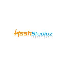 HashStudioz Technologies logo in orange and blue text on a white background.