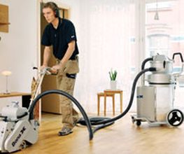 staubfreies Parkett schleifen mit BONA DUST CARE