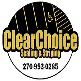 ClearChoice Sealing & Striping logo with contact number 270-953-0285.